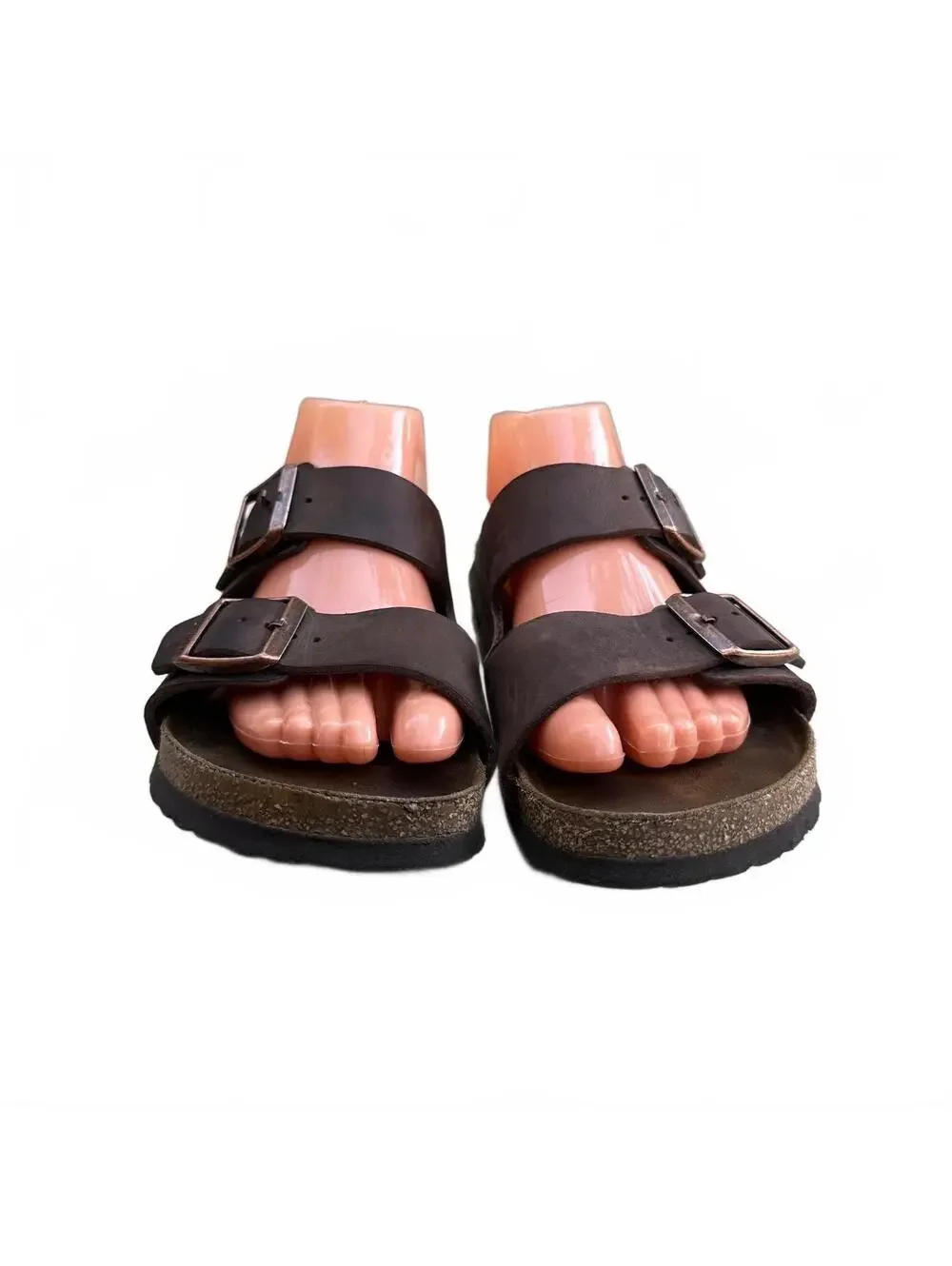 Birkenstock Arizona Oiled Leather Sandals – Habana Brown Size 41 EU M8 W10